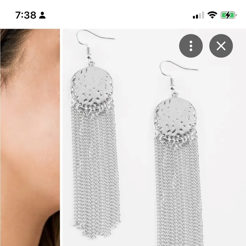 Bundle of Three Pairs of Quality Costume Silver Earrings See Photos & Read Below - Picture 6 of 6